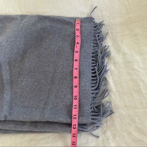 & Other stories oversized wool scarf in light blue